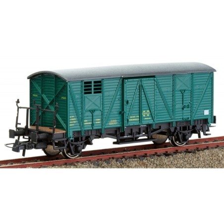 VAGON CERRADO J301918 VERDE KTRAIN 0703-D ESCALA H0