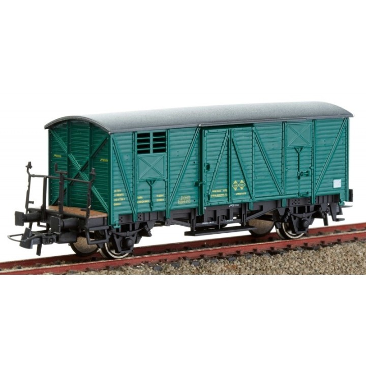 VAGON CERRADO J301918 VERDE KTRAIN 0703-D ESCALA H0