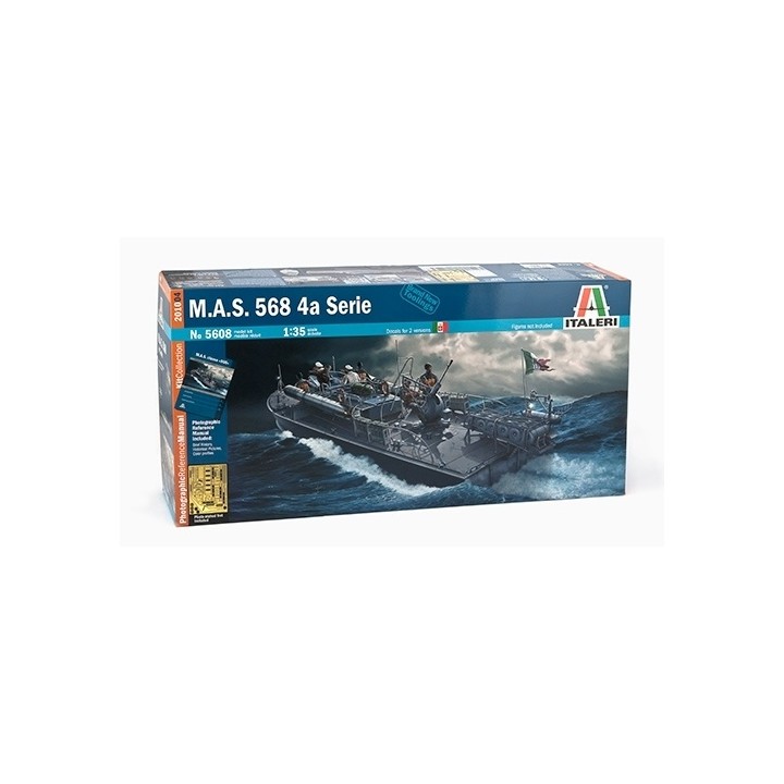 TORPEDERA M.A.S. 568 4a SERIE ITALER 1/35