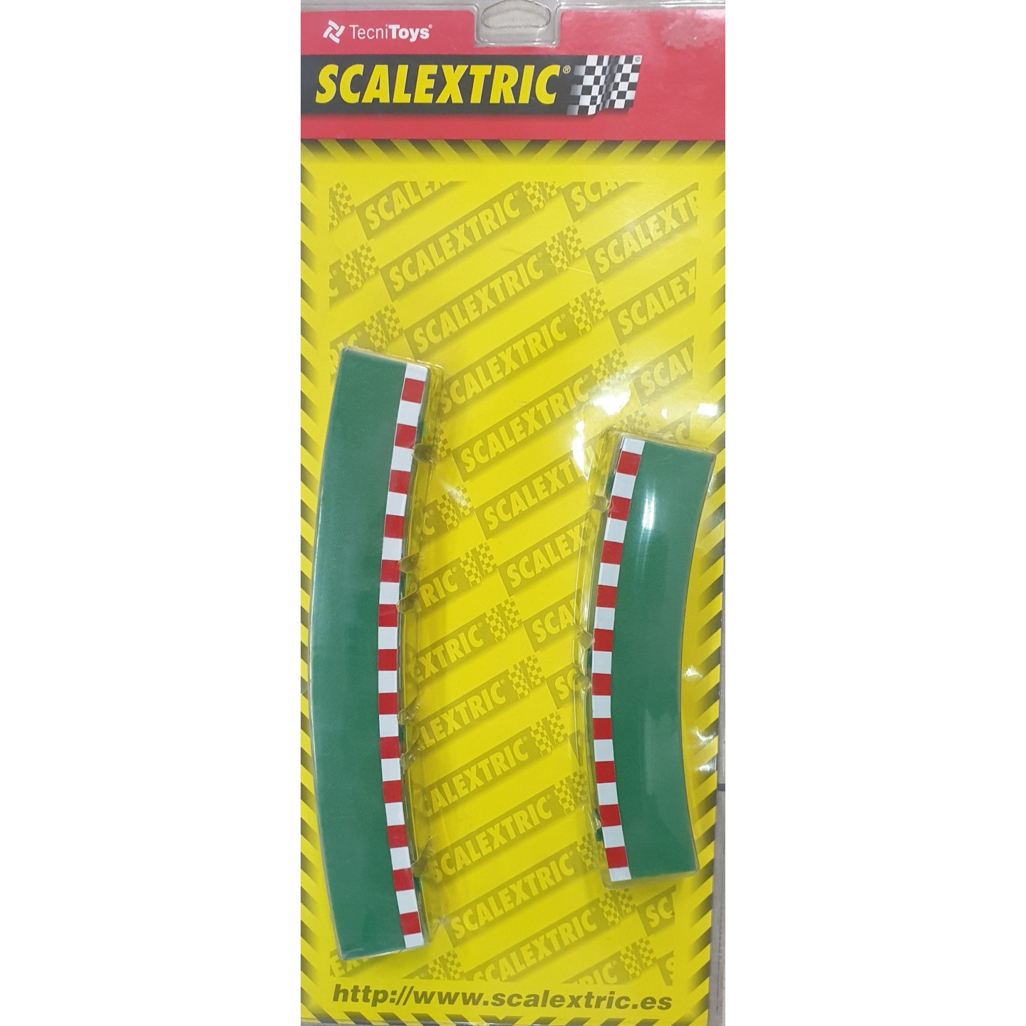 BORDES PARA CURVAS SUPEREXTERIOR (4+4) SCALEXTRIC 1/32  8796