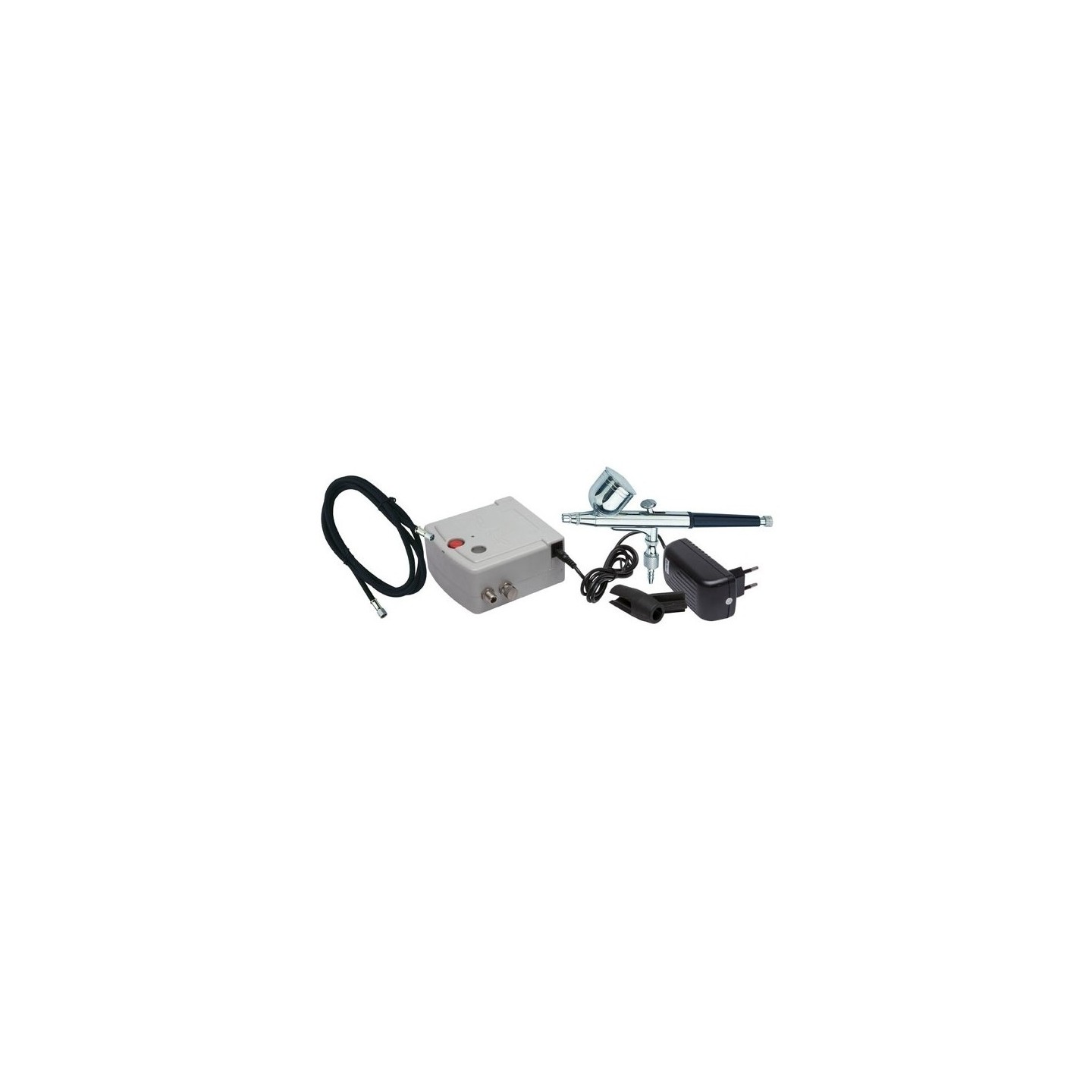 KIT AERÓGRAFO + COMPRESOR D-15 DISMOER 26100