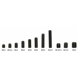 ESPARRAGOS ACERO M2 x 6 mm PARA ALLEN 0,9 mm SLOTING PLUS 152305