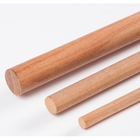 VARILLA DE NOGAL 10mm DIÁMETRO 2 UNIDADES DISMOER 35257