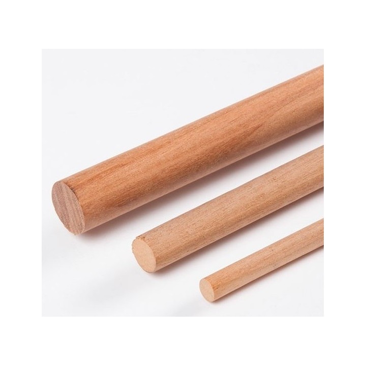 VARILLA DE NOGAL 10mm DIÁMETRO 2 UNIDADES DISMOER 35257