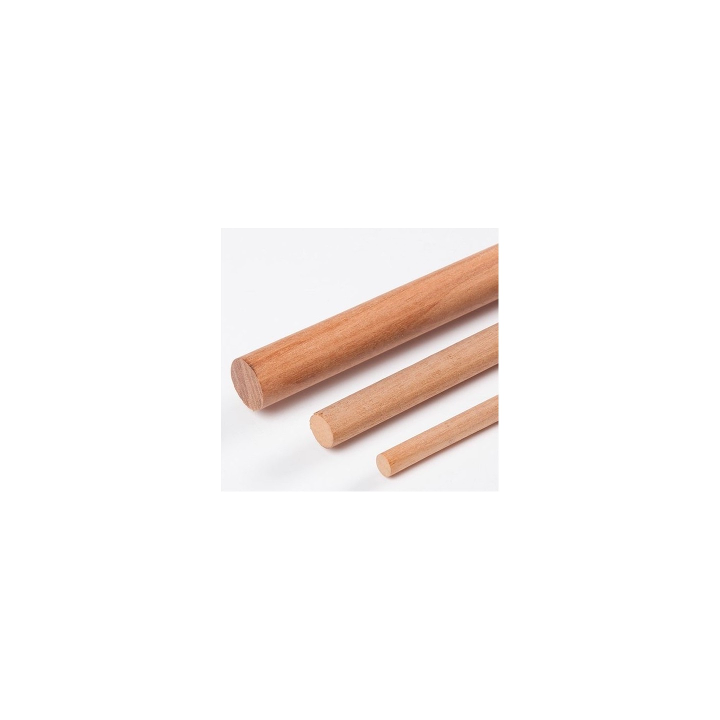 VARILLA DE NOGAL 3mm DIÁMETRO 4 UNIDADES