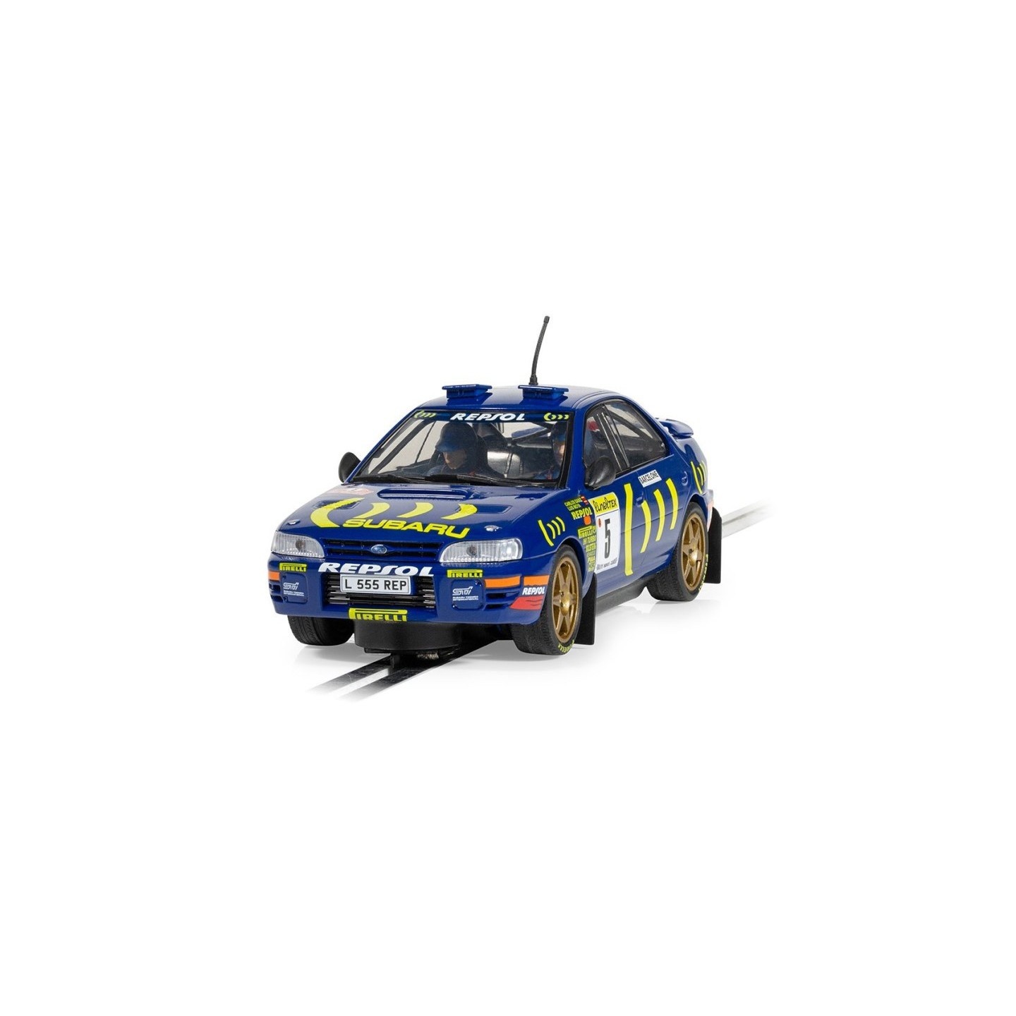 SUBARU IMPREZA CARLOS SAINZ 1995 RALLY DE MONTECARLO SUPERSLOT H4555