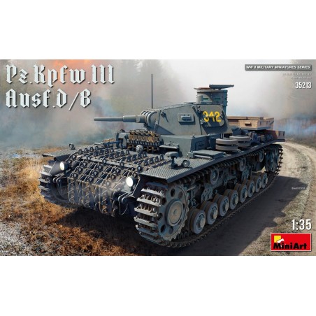 TANQUE PZ.KPFW III AUSF. D/B MINIART 35213 ESCALA 1/35