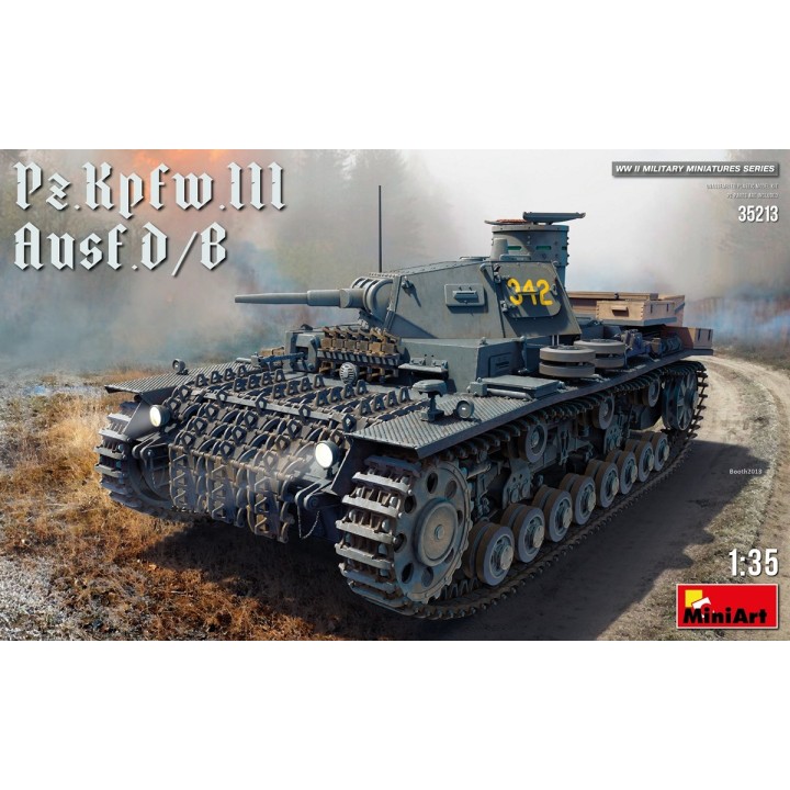 TANQUE PZ.KPFW III AUSF. D/B MINIART 35213 ESCALA 1/35