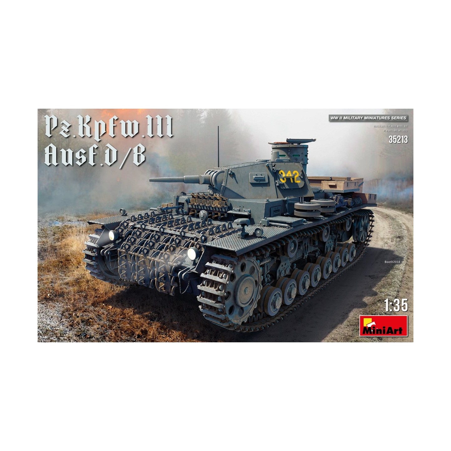 TANQUE PZ.KPFW III AUSF. D/B MINIART 35213 ESCALA 1/35