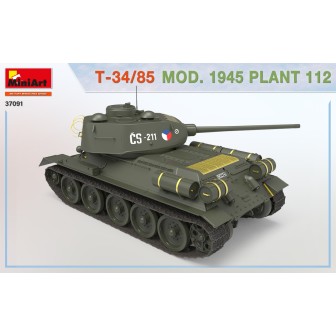 TANQUE T-34/85 1945 PLANT 112 MINIART 37091 ESCALA 1/35