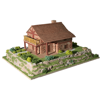 KIT DE CONSTRUCCIÓN LADRILLOS CASA DE MONTAÑA