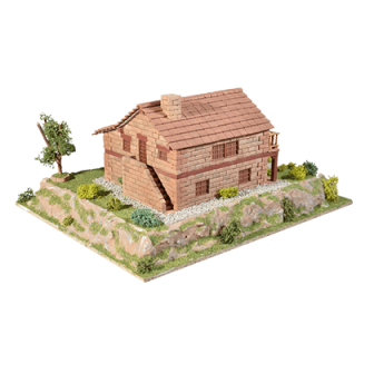 KIT DE CONSTRUCCIÓN LADRILLOS CASA DE MONTAÑA