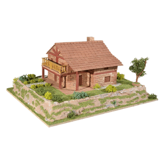 KIT DE CONSTRUCCIÓN LADRILLOS CASA DE MONTAÑA