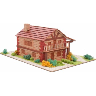 KIT DE CONSTRUCCIÓN LADRILLOS CASA DE MONTAÑA