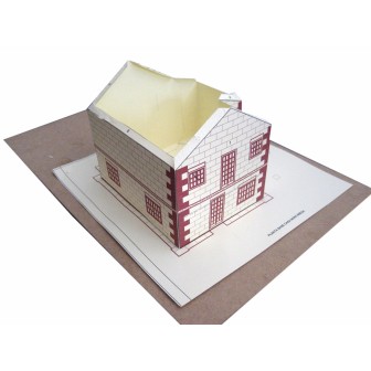 KIT DE CONSTRUCCIÓN LADRILLOS CASA DE MONTAÑA