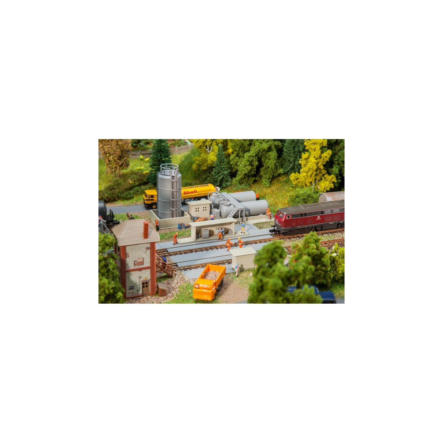 ESTACION DE REPOSTAJE PARA LOCOMOTORAS DIESEL FALLER 222212 ESCALA N