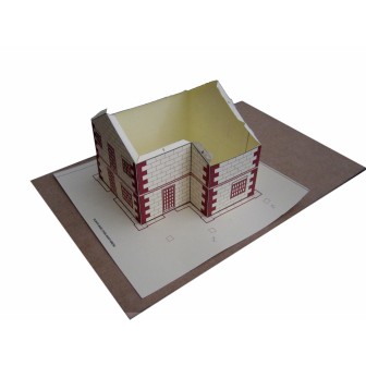 KIT DE CONSTRUCCIÓN LADRILLOS CASA DE MONTAÑA
