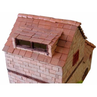 KIT DE CONSTRUCCIÓN DE LADRILLOS CASA RURAL CON MOLINO KERANOVA 30314