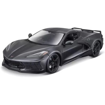 CHEVROLET CORVETTE C8 STINGRAY GRIS MAISTO 31447 ESCALA 1/18