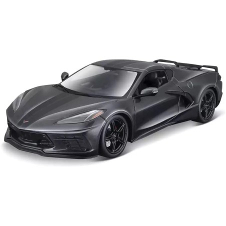 CHEVROLET CORVETTE C8 STINGRAY GRIS MAISTO 31447 ESCALA 1/18