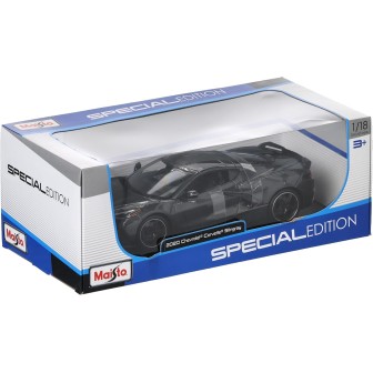 CHEVROLET CORVETTE C8 STINGRAY GRIS MAISTO 31447 ESCALA 1/18