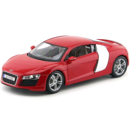 AUDI R8 ROJO METALIZADO 2008 MAISTO 36143 ESCALA 1/18