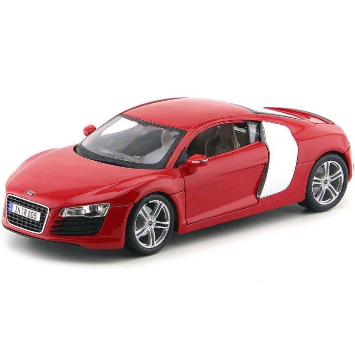AUDI R8 ROJO METALIZADO 2008 MAISTO 36143 ESCALA 1/18