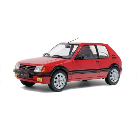 PEUGEOT 205 GTI 1.9 ROJO 1985 SOLIDO S1801702 ESCALA 1/18