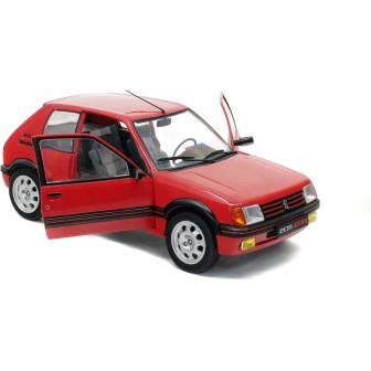 PEUGEOT 205 GTI 1.9 ROJO 1985 SOLIDO S1801702 ESCALA 1/18