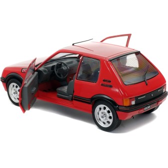 PEUGEOT 205 GTI 1.9 ROJO 1985 SOLIDO S1801702 ESCALA 1/18