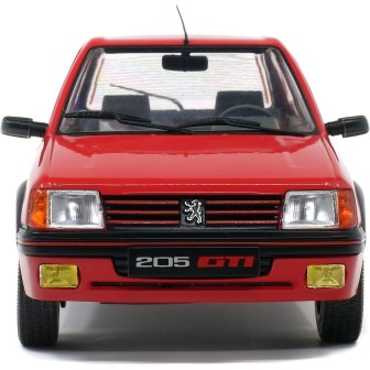 PEUGEOT 205 GTI 1.9 ROJO 1985 SOLIDO S1801702 ESCALA 1/18
