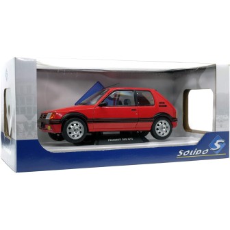 PEUGEOT 205 GTI 1.9 ROJO 1985 SOLIDO S1801702 ESCALA 1/18