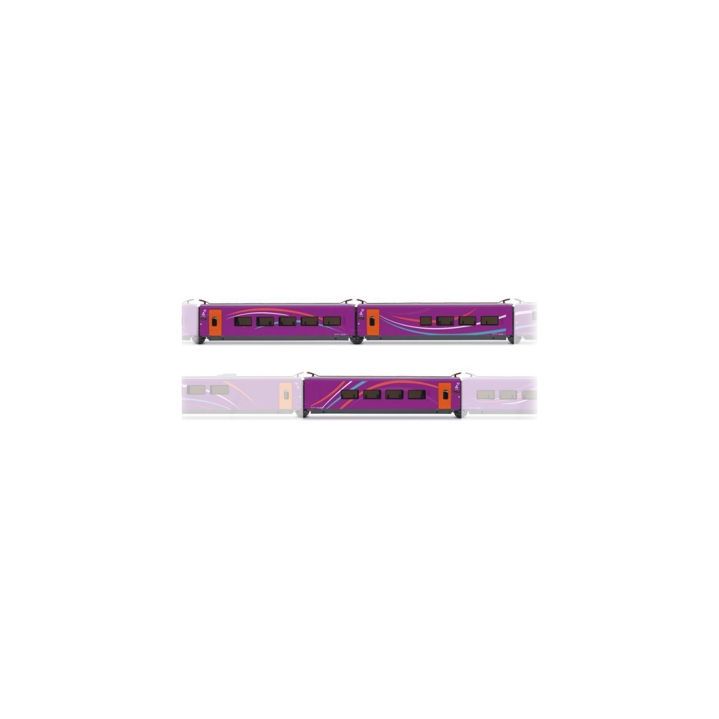SET 2º AMPLIACION AVLO ELECTROTREN HE3002 ESCALA H0