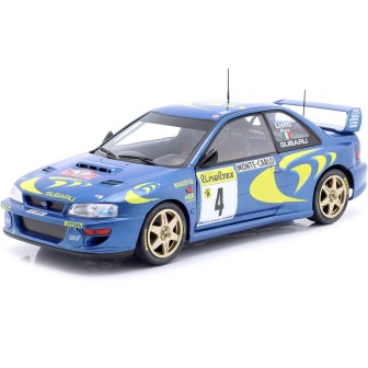 SUBARU IMPREZA S5 WRC Nº4 LIATTI / PONS MONTECARLO 1997 SOLIDO S1807405 ESCALA 1/18