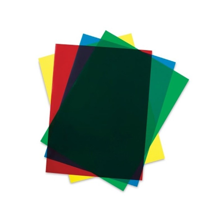 SET 4 HOJAS COLORES 15X30X0,25cm EVERGREEN 9905