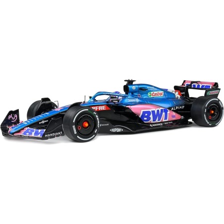 RENAULT ALPINE A522 Nº14 FERNANDO ALONSO GP F1 MONTECARLO 2022 SOLIDO S1808803 ESCALA 1/18