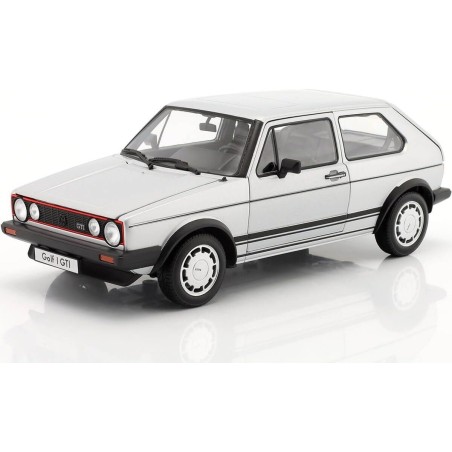 VOLKSWAGEN GOLF 1 PIRELLI PLATEADO WELLY 18039 ESCALA 1/18