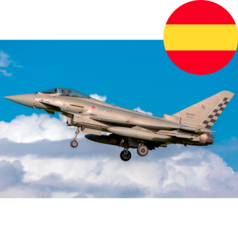 AVIÓN EF 2000 TYPHOON  VERSION ESPAÑOLA ITALERI 1355 ESCALA 1/72