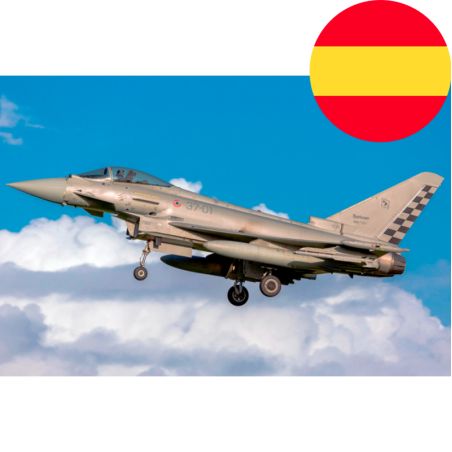 AVIÓN EF 2000 TYPHOON  VERSION ESPAÑOLA ITALERI 1355 ESCALA 1/72