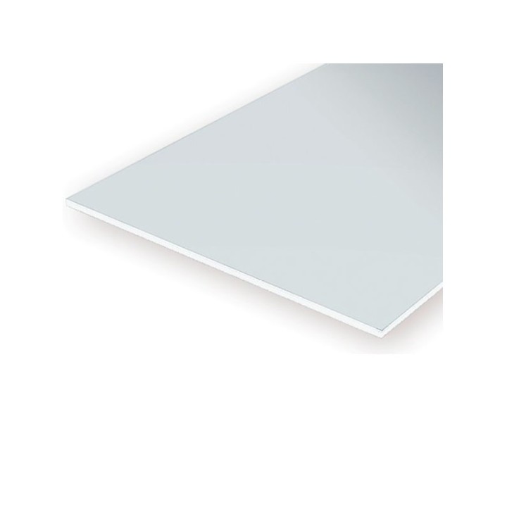 HOJA LISA DE ESTIRENO BLANCO 15X30X1,5mm EVERGREEN 9060