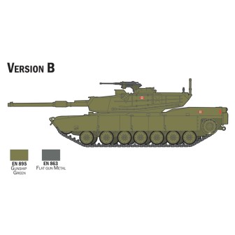 SET INICIACIÓN M1 ABRAMS ITALERI 72004 ESCALA 1/72