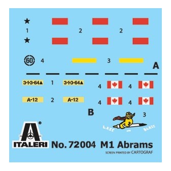 SET INICIACIÓN M1 ABRAMS ITALERI 72004 ESCALA 1/72