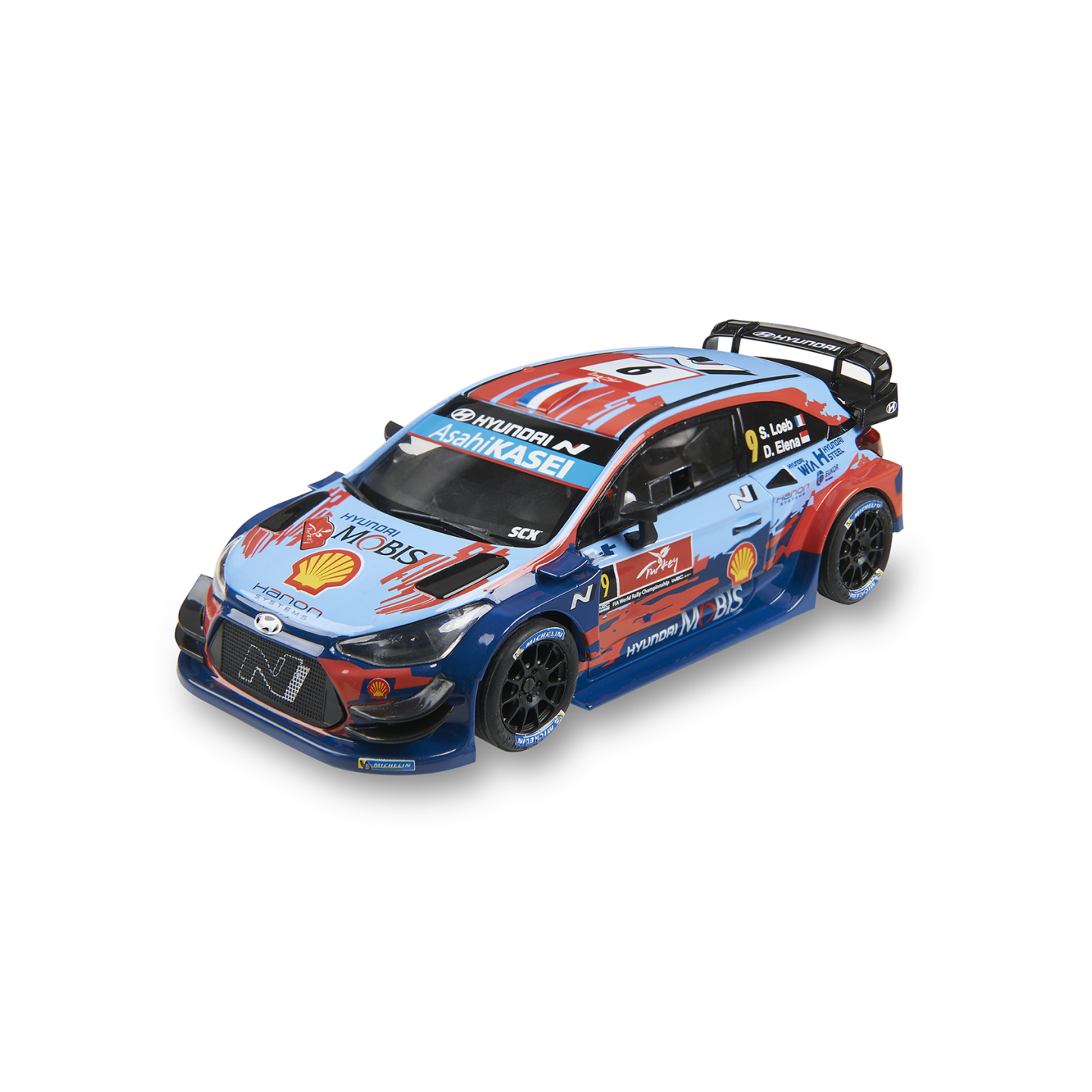 HYNDAI i-20 LOEB TÜRKIYE SCALEXTRIC ORIGINAL U10500S300 1/32