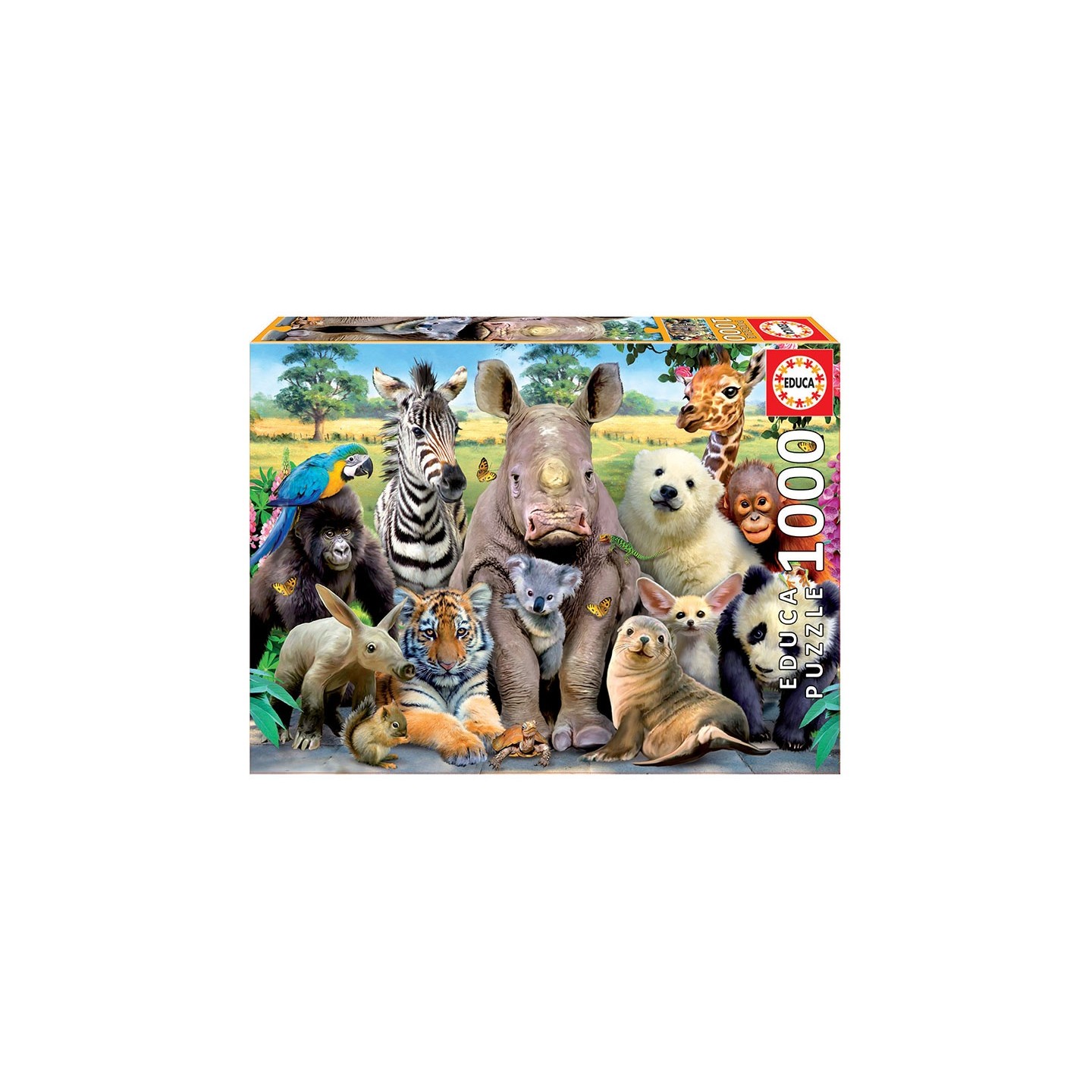PUZZLE ANIMALES FOTO DE CLASE 1000 EDUCA 15517