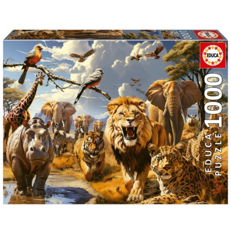 PUZZLE ANIMALES SALVAJES 1000 EDUCA 19920