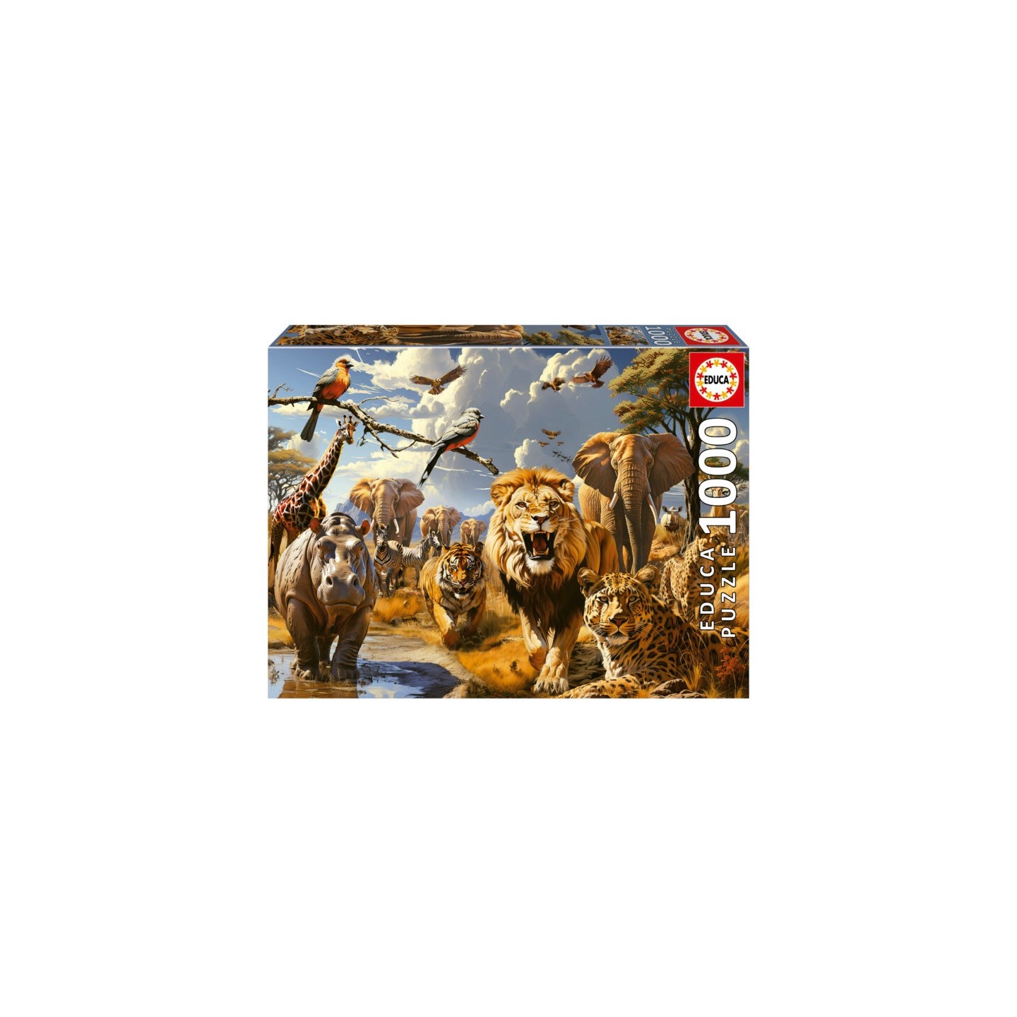 PUZZLE ANIMALES SALVAJES 1000 EDUCA 19920
