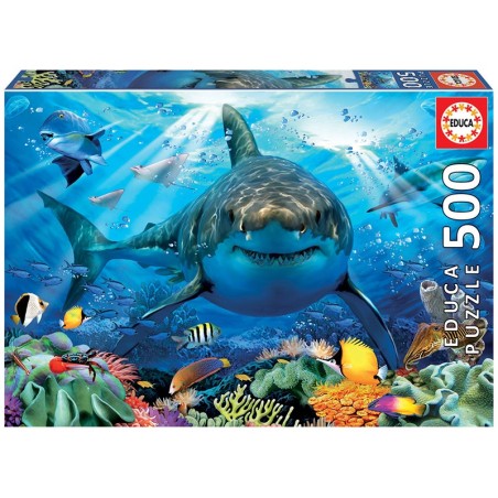 PUZZLE TIBURÓN BLANCO 500 EDUCA 18478