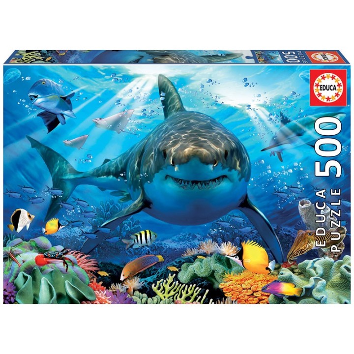 PUZZLE TIBURÓN BLANCO 500 EDUCA 18478
