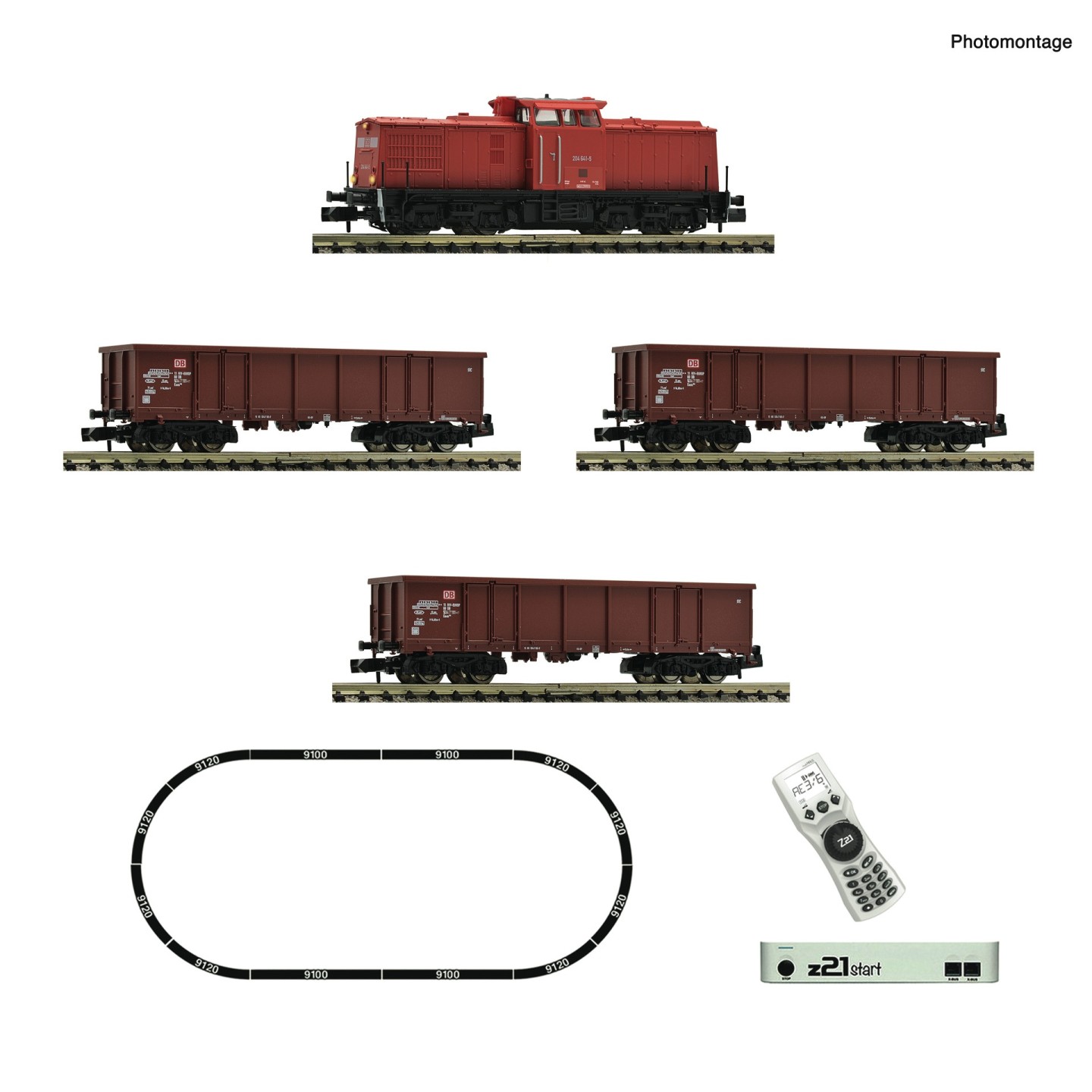 SET INICIACIÓN DIGITAL Z21 LOCOMOTORA DIESEL 204 FLEISCHMANN 5170005 ESCALA N