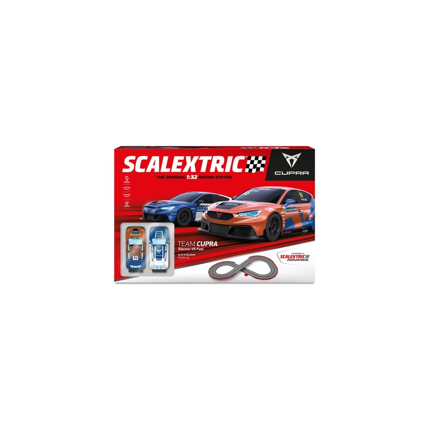 CIRCUITO TEAM CUPRA SCALEXTRIC ORIGINAL U10423S500 1/32
